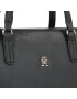 Tommy Hilfiger Дамска чанта Poppy Plus Tote AW0AW15856 Черен - Pepit.bg