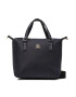 Tommy Hilfiger Дамска чанта Poppy Small Tote AW0AW14476 Тъмносин - Pepit.bg