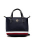 Tommy Hilfiger Дамска чанта Poppy Small Tote Corp AW0AW10444 Тъмносин - Pepit.bg