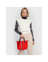 Tommy Hilfiger Дамска чанта Poppy Small Tote Corp AW0AW11344 Червен - Pepit.bg