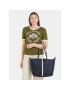 Tommy Hilfiger Дамска чанта Poppy Tote Corp AW0AW15896 Тъмносин - Pepit.bg