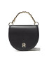 Tommy Hilfiger Дамска чанта Th Chic Saddle Bag Cb AW0AW14492 Тъмносин - Pepit.bg