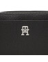 Tommy Hilfiger Дамска чанта Th Emblem Camera Bag AW0AW14501 Черен - Pepit.bg