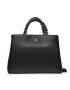 Tommy Hilfiger Дамска чанта Th Femmine Medium Satchel AW0AW14870 Черен - Pepit.bg