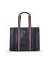 Tommy Hilfiger Дамска чанта Th Identity Med Tote Corp AW0AW15882 Тъмносин - Pepit.bg