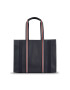 Tommy Hilfiger Дамска чанта Th Identity Med Tote Corp AW0AW15882 Тъмносин - Pepit.bg