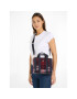 Tommy Hilfiger Дамска чанта Th Identity Small Tote Check AW0AW15884 Тъмносин - Pepit.bg