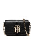 Tommy Hilfiger Дамска чанта Th Lock Mini Crossover Snake AW0AW10462 Черен - Pepit.bg