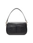 Tommy Hilfiger Дамска чанта Th Lock Satchel Snake AW0AW10463 Черен - Pepit.bg