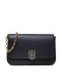 Tommy Hilfiger Дамска чанта Th Outline Clutch AW0AW11550 Тъмносин - Pepit.bg