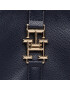 Tommy Hilfiger Дамска чанта Th Plush Small Satchel AW0AW14185 Тъмносин - Pepit.bg