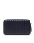 Tommy Hilfiger Дамска чанта Th Timeless Camer Bag Quilted AW0AW13143 Тъмносин - Pepit.bg