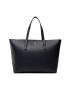 Tommy Hilfiger Дамска чанта Th Timeless Med Tote Corp AW0AW11536 Тъмносин - Pepit.bg