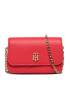 Tommy Hilfiger Дамска чанта Th Timeless Mini Crossover AW0AW11336 Червен - Pepit.bg