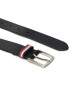 Tommy Hilfiger Детски колан Leather Belt AU0AU01560 Тъмносин - Pepit.bg