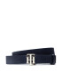 Tommy Hilfiger Детски колан Mini Me Th Logo Belt AW0AW10980 Тъмносин - Pepit.bg