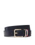 Tommy Hilfiger Дамски колан Square Buckle Singature 2.5 AW0AW12148 Тъмносин - Pepit.bg