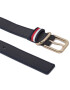 Tommy Hilfiger Дамски колан Square Buckle Singature 2.5 AW0AW12148 Тъмносин - Pepit.bg