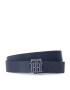 Tommy Hilfiger Дамски колан Th Outline Logo Belt Girls AW0AW12159 Тъмносин - Pepit.bg