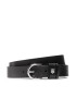 Tommy Hilfiger Дамски колан Th Timeless Belt 2.5 AW0AW12090 Черен - Pepit.bg