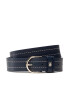 Tommy Hilfiger Дамски колан Th Timeless Belt Stiched 3.5 AW0AW12139 Тъмносин - Pepit.bg