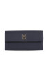 Tommy Hilfiger Дамски портфейл Th Timeless Large Flap AW0AW15257 Тъмносин - Pepit.bg