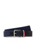 Tommy Hilfiger Детски колан Elasticated Leather Belt AM0AM09610 Тъмносин - Pepit.bg