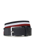 Tommy Hilfiger Детски колан Elasticated Leather Belt AU0AU01742 Тъмносин - Pepit.bg