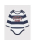Tommy Hilfiger Детско боди 2 Piece KN0KN01243 Тъмносин - Pepit.bg
