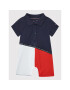 Tommy Hilfiger Детско боди Baby Colorblock KN0KN01426 Тъмносин Regular Fit - Pepit.bg