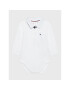 Tommy Hilfiger Детско боди Poplin Collar KN0KN01183 Бял Regular Fit - Pepit.bg