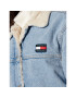 Tommy Jeans Дънково яке Badge Sherpa Lined Worker DW0DW10666 Син Regular Fit - Pepit.bg