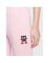 Tommy Hilfiger Долнище анцуг Monogram Emb WW0WW37435 Розов Regular Fit - Pepit.bg