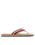 Tommy Hilfiger Джапанки Cork Beach Sandal FM0FM04475 Бежов - Pepit.bg