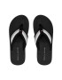 Tommy Hilfiger Джапанки Corporate Hilfiger Beach Sandal FM0FM03380 Черен - Pepit.bg