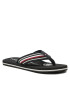 Tommy Hilfiger Джапанки Corporate Stripes Beach Sandal FM0FM04407 Черен - Pepit.bg