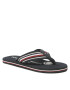 Tommy Hilfiger Джапанки Corporate Stripes Beach Sandal FM0FM04407 Тъмносин - Pepit.bg