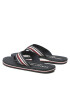 Tommy Hilfiger Джапанки Corporate Stripes Beach Sandal FM0FM04407 Тъмносин - Pepit.bg