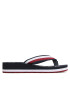 Tommy Hilfiger Джапанки Essential Corp Mid Flip Flop FW0FW07265 Тъмносин - Pepit.bg