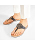 Tommy Hilfiger Джапанки Essential Leather Flat Sandal Черен - Pepit.bg