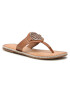 Tommy Hilfiger Джапанки Essential Leather Flat Sandal FW0FW05620 Кафяв - Pepit.bg