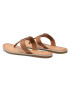 Tommy Hilfiger Джапанки Essential Leather Flat Sandal FW0FW05620 Кафяв - Pepit.bg