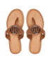 Tommy Hilfiger Джапанки Essential Leather Flat Sandal FW0FW05620 Кафяв - Pepit.bg