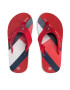 Tommy Hilfiger Джапанки Flag Print Flip Flop T3B8-32267-0058 M Червен - Pepit.bg