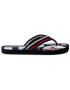 Tommy Hilfiger Джапанки Flat Beach Sandal Happy Print FW0FW04013 Тъмносин - Pepit.bg