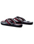 Tommy Hilfiger Джапанки Flat Beach Sandal Happy Print FW0FW04013 Тъмносин - Pepit.bg