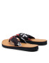 Tommy Hilfiger Джапанки Flower Print Flat Beach Sandal FW0FW06422 Тъмносин - Pepit.bg