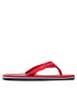 Tommy Hilfiger Джапанки Logo Print Flip Flop T3A8-32190-0058 S Червен - Pepit.bg