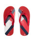 Tommy Hilfiger Джапанки Logo Print Flip Flop T3A8-32190-0058 S Червен - Pepit.bg