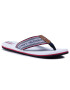 Tommy Hilfiger Джапанки Logo Tape Beach Sandal FM0FM02875 Бял - Pepit.bg